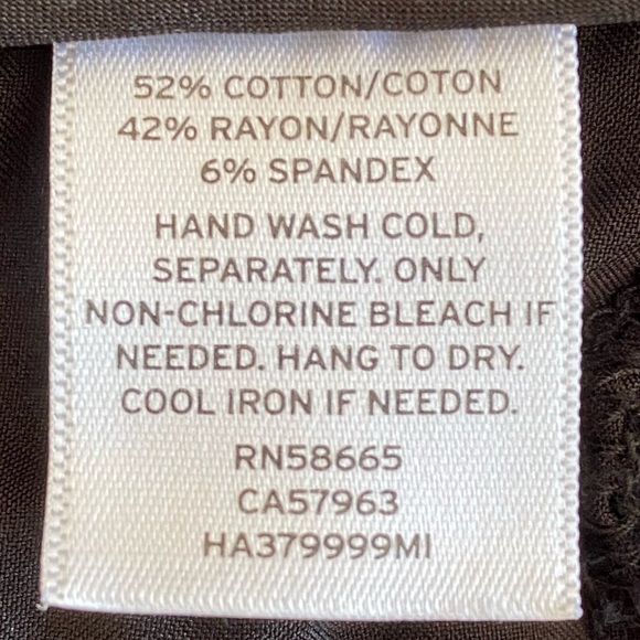 HALOGEN Women Black Ankle Pants size 0 HA379999MI - Picture 11 of 12